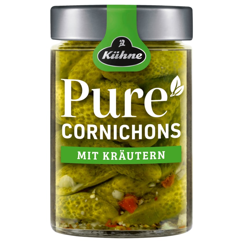 Kühne Pure Cornichons mit Kräutern 170g